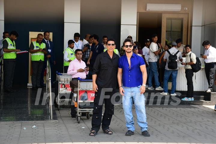 Akshay Kumar and Tiger Shroff jetting of to dubai to promote Bade Miyan Chote Miyan 