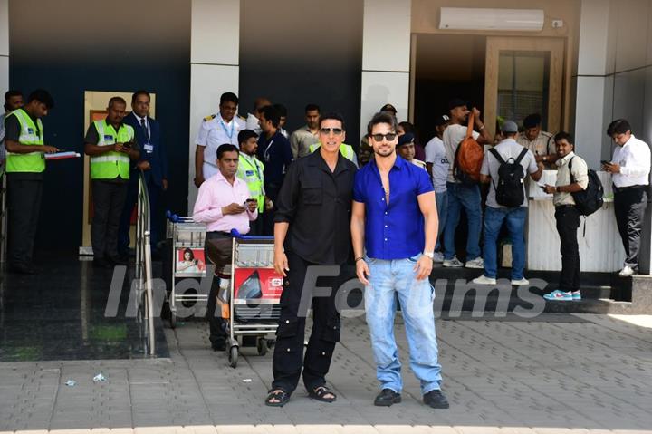 Akshay Kumar and Tiger Shroff jetting of to dubai to promote Bade Miyan Chote Miyan 