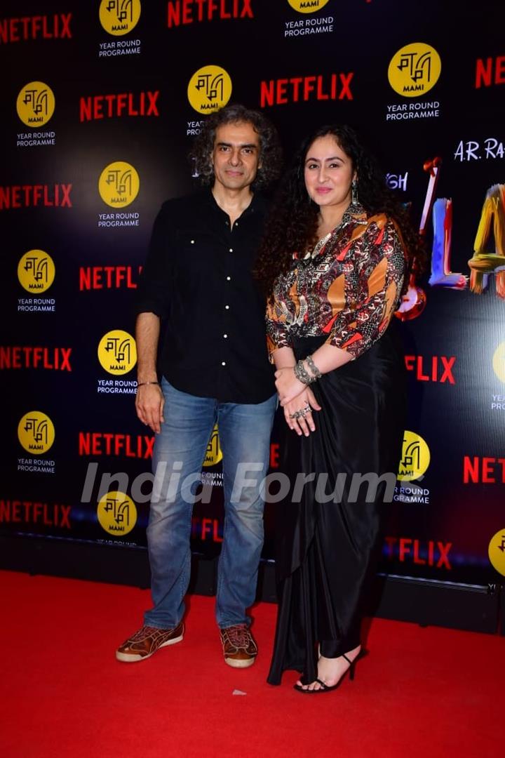 Imtiaz Ali grace the Screening of Amar Singh Chamkila