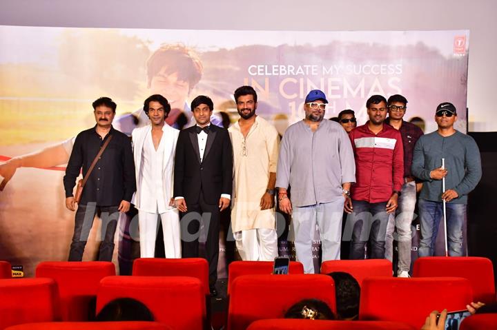 Sharad Kelkar and Rajkummar Rao snapped at the Trailer launch of Srikanth