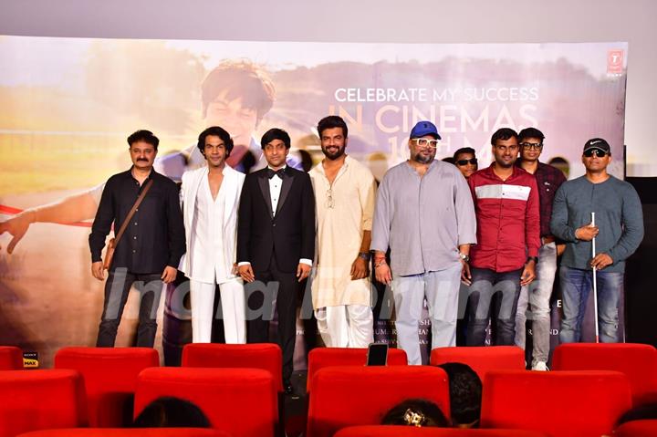 Sharad Kelkar and Rajkummar Rao snapped at the Trailer launch of Srikanth