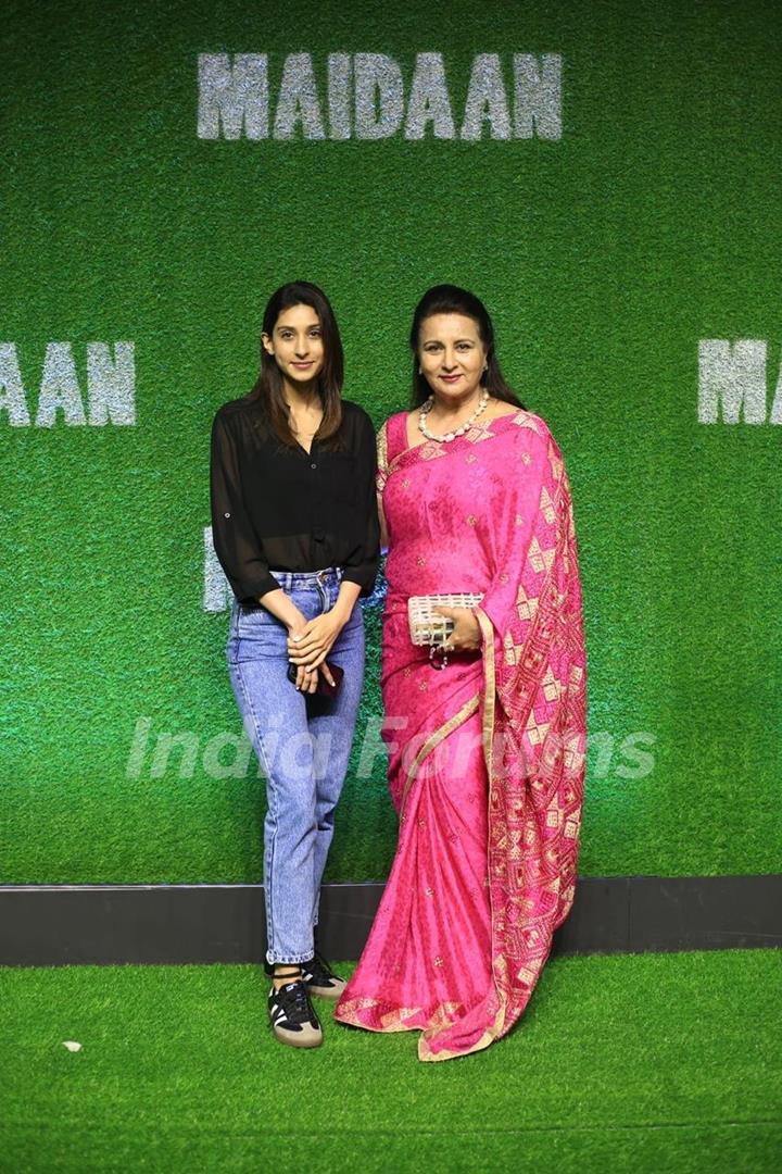 Poonam Dhillon and Paloma Thakeria grace at the Screening of Maidaan