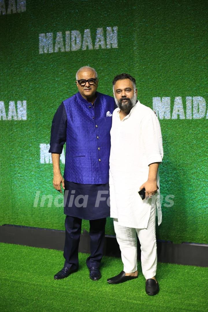 Boney Kapoor and Luv Ranjan grace at the Screening of Maidaan