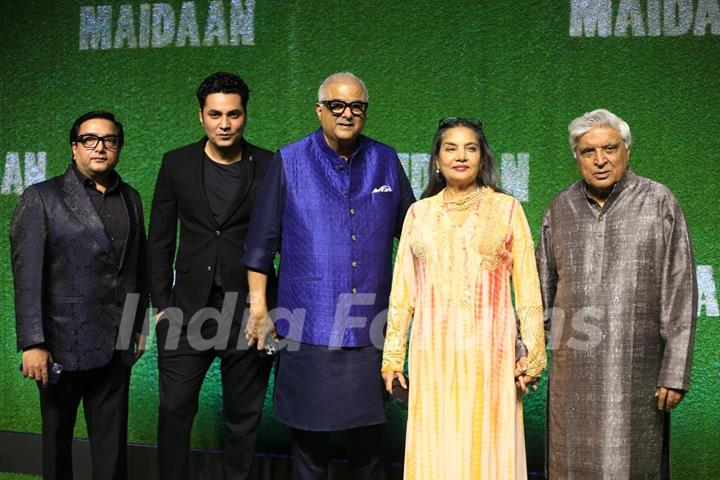 Boney Kapoor, Shabana Azmi and Javed Akhtar grace at the Screening of Maidaan