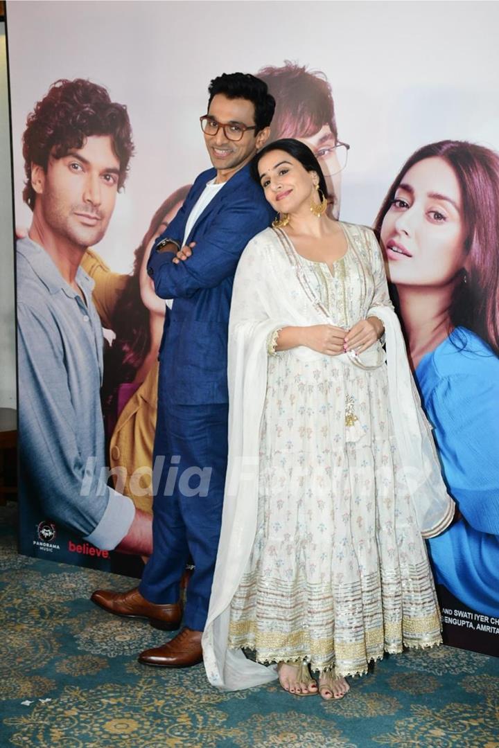 Vidya Balan and Pratik Gandhi spotted promoting upcoming film Do Aur Do Pyaar