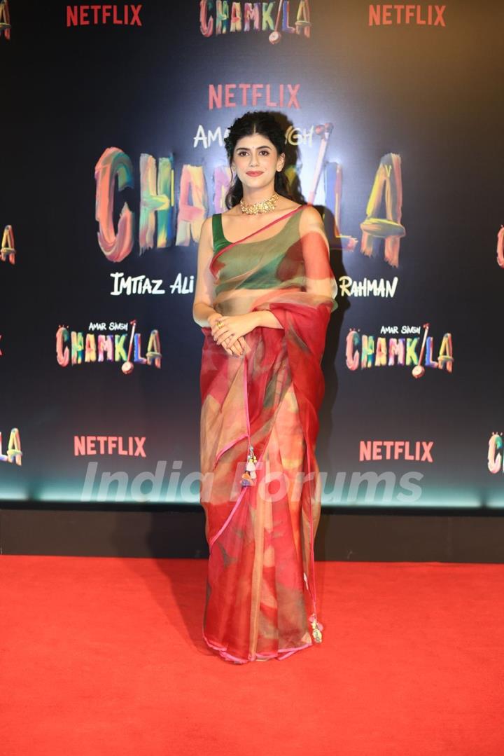 Sanjana Sanghi grace the Screening of Amar Singh Chamkila