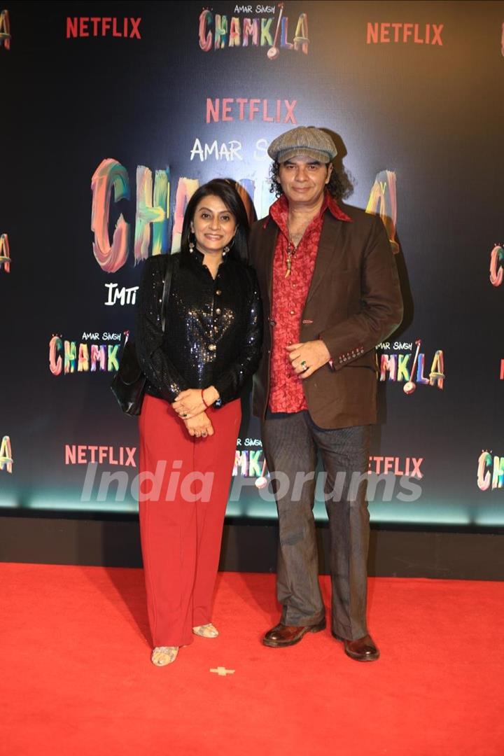 Mohit Chauhan grace the Screening of Amar Singh Chamkila 