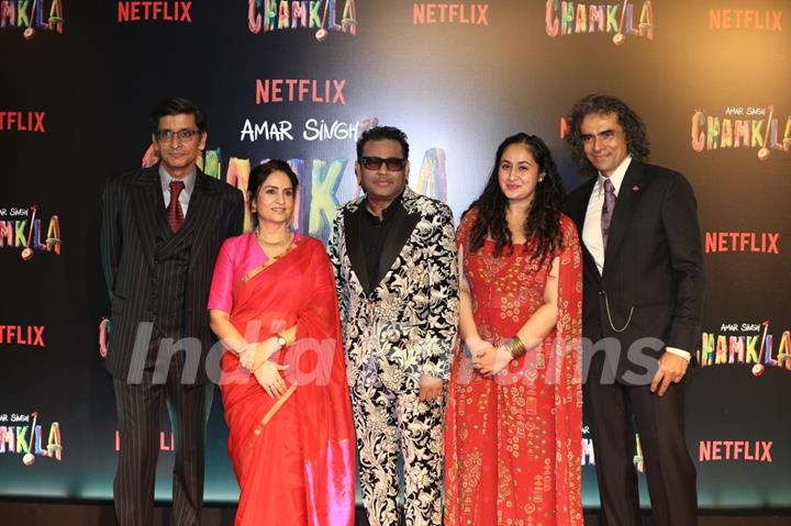 Imtiaz Ali grace the Screening of Amar Singh Chamkila