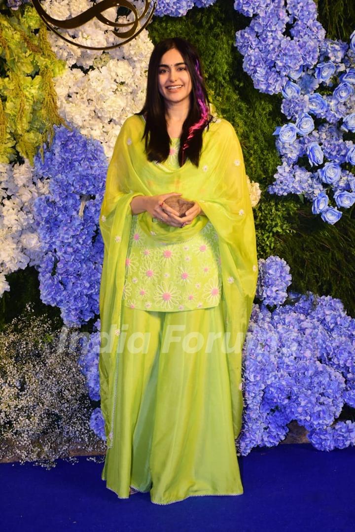 Adah Sharma attend Anand Pandit’s daughter Aishwarya's wedding reception