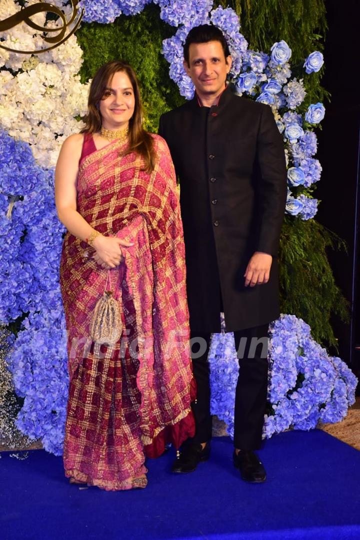 Sharman Joshi attend Anand Pandit’s daughter Aishwarya's wedding reception