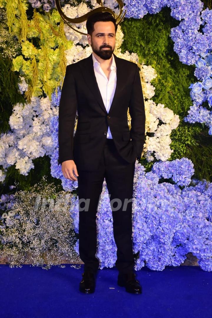 Emraan Hashmi attend Anand Pandit’s daughter Aishwarya's wedding reception