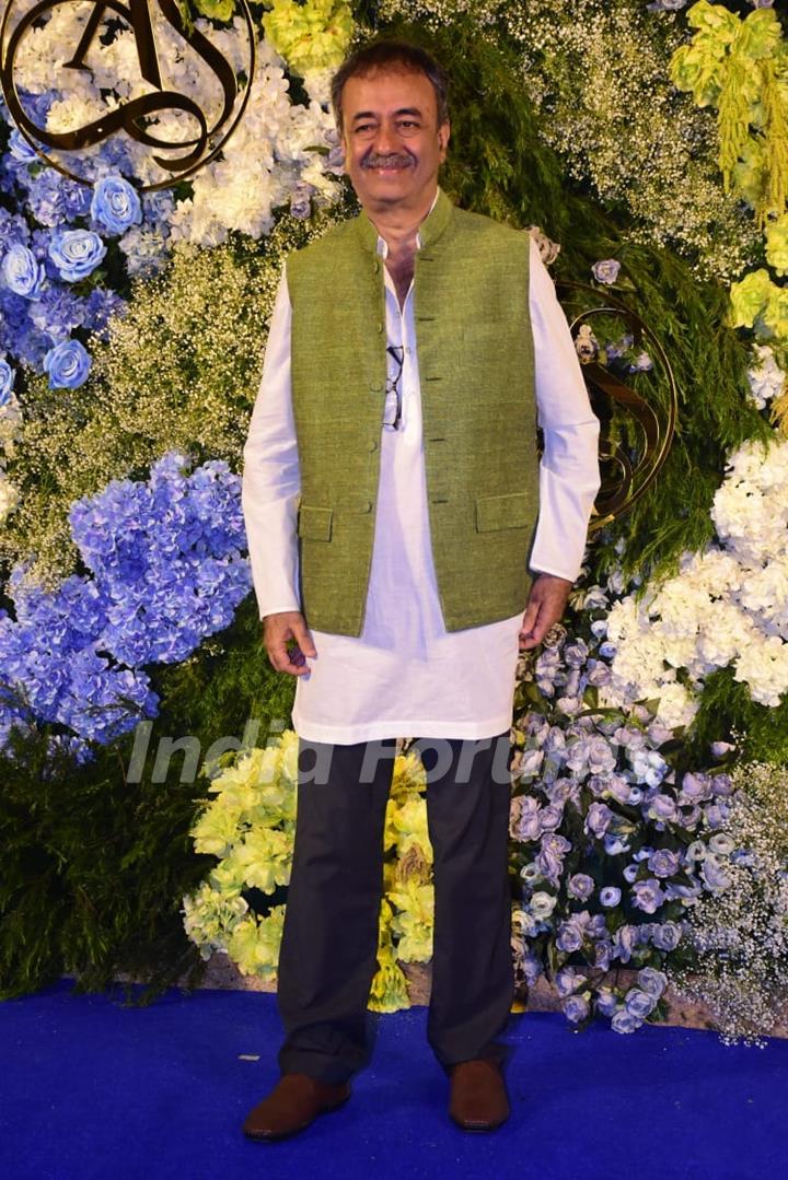 Rajkumar Hirani attend Anand Pandit’s daughter Aishwarya's wedding reception