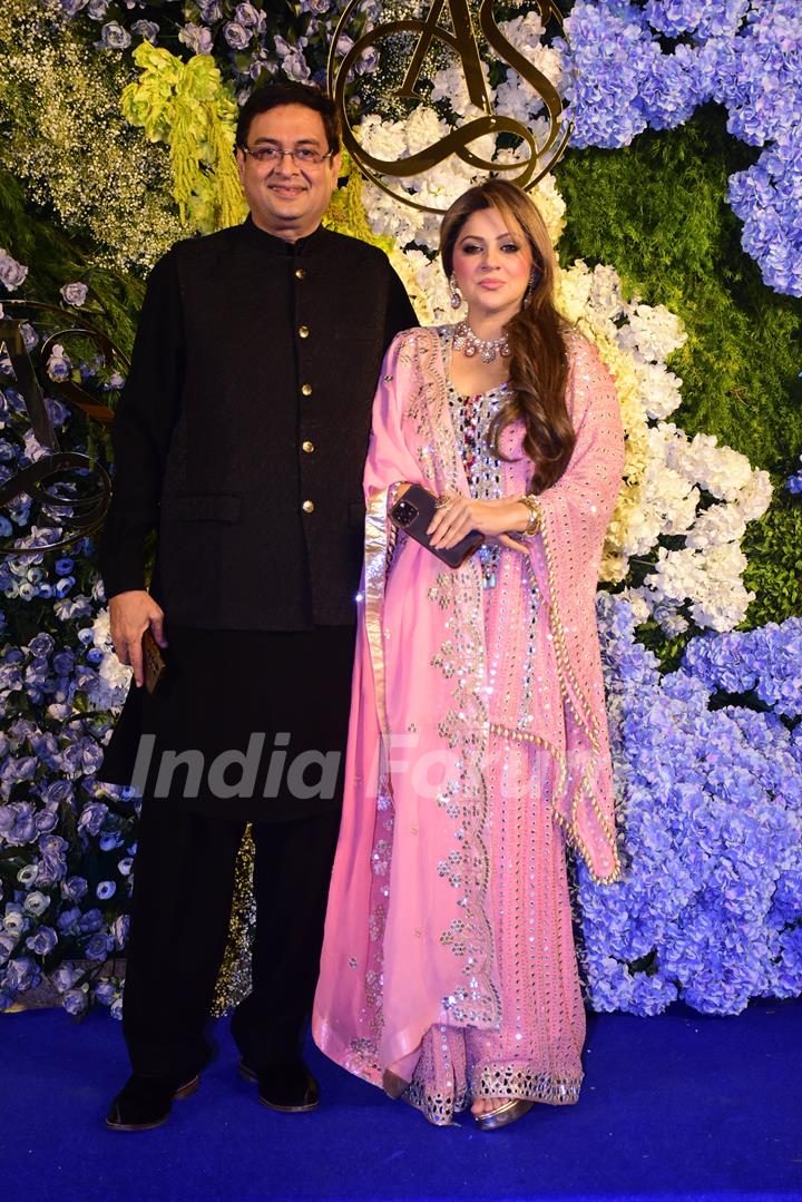 Celebrities attend Anand Pandit’s daughter Aishwarya's wedding reception