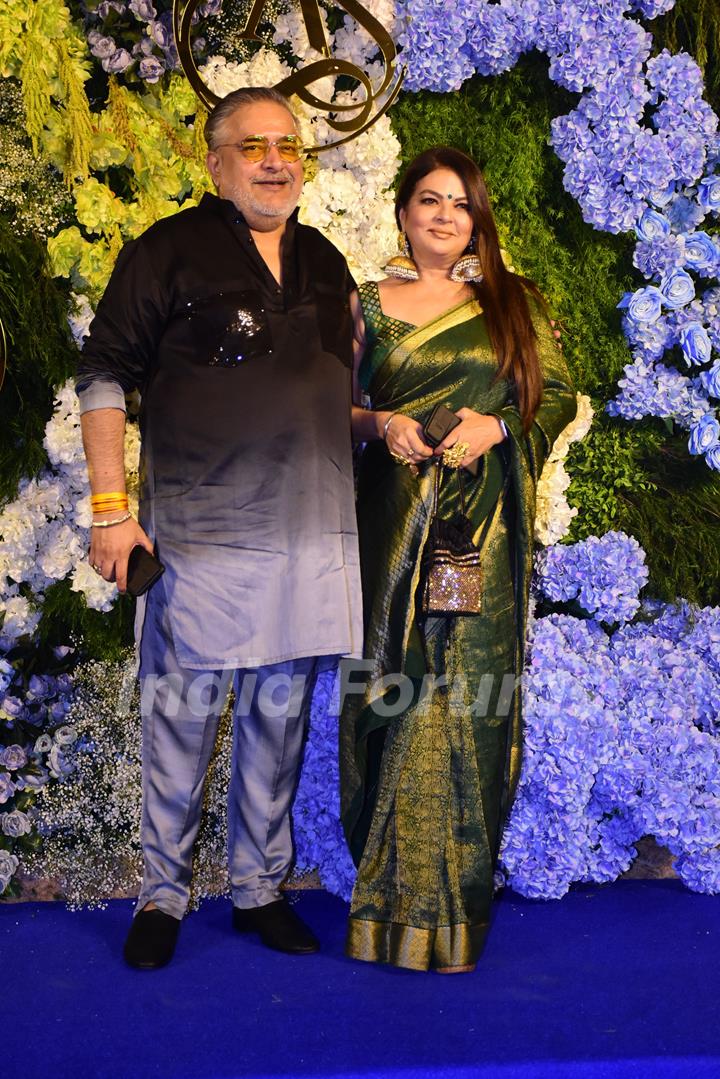 Celebrities attend Anand Pandit’s daughter Aishwarya's wedding reception