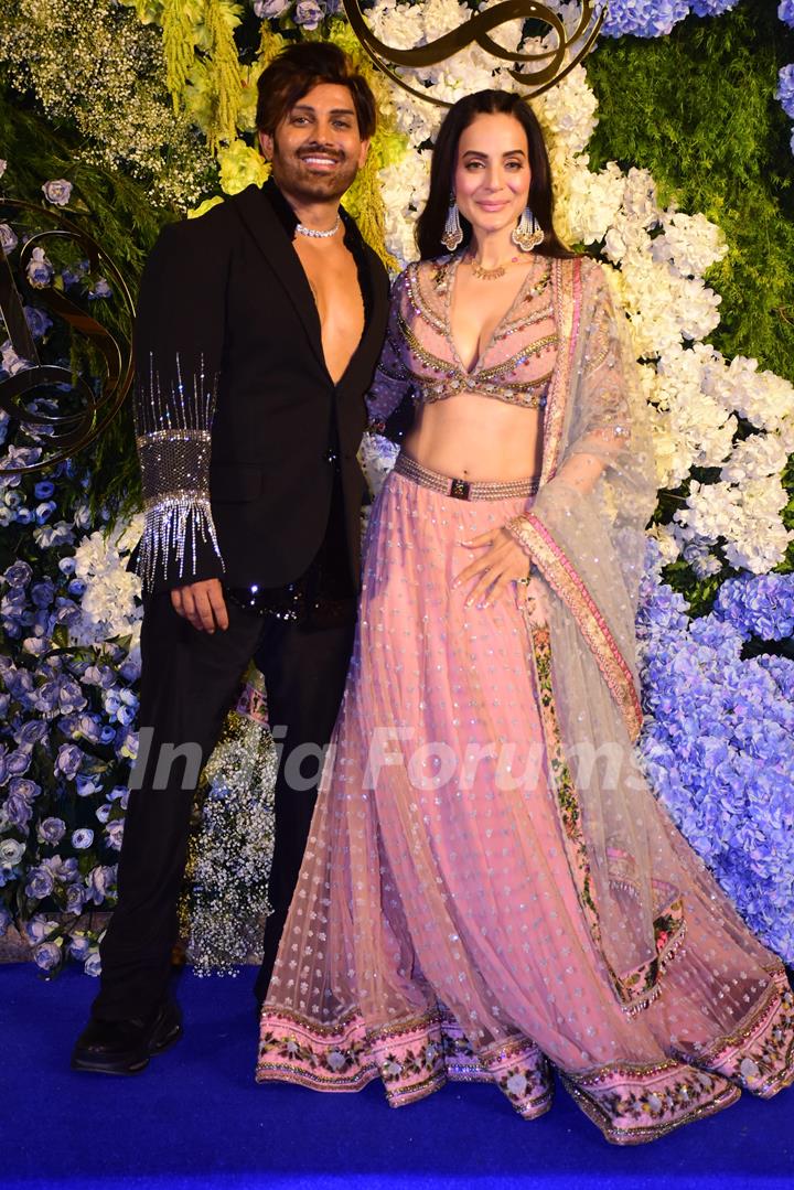 Ameesha Patel attend Anand Pandit’s daughter Aishwarya's wedding reception