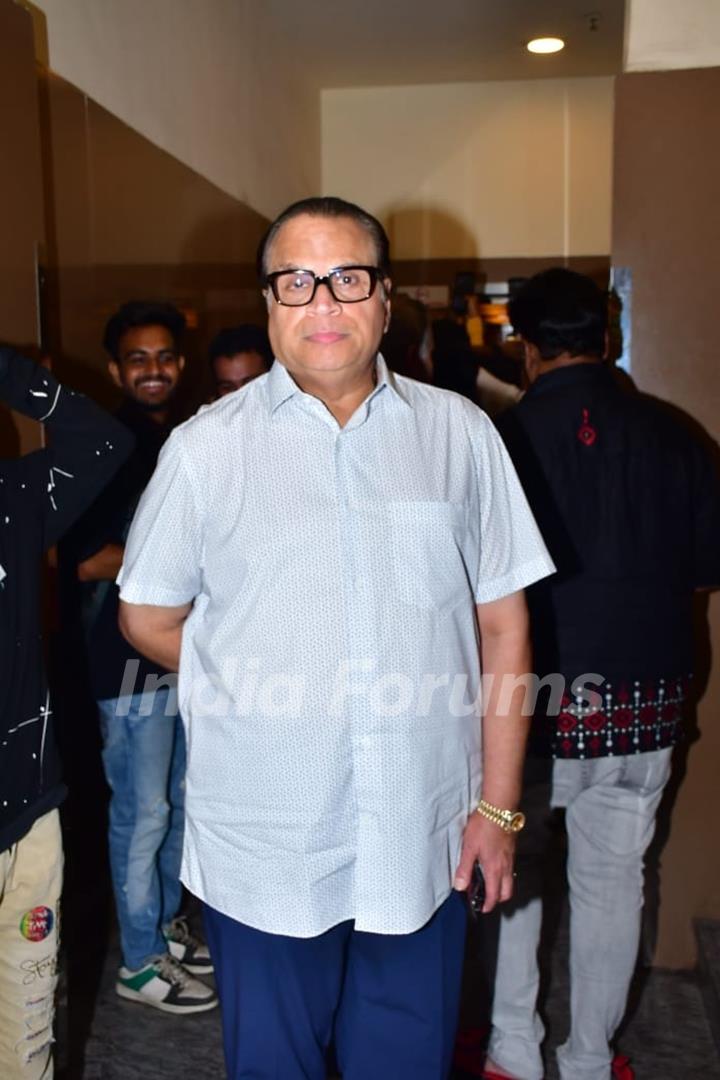 Ramesh Taurani snapped at the screeing of 'Do Aur Do Pyaar Do'
