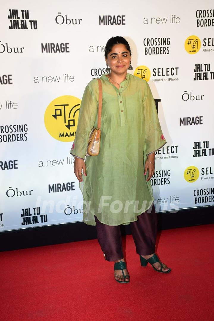 Ashwiny Iyer Tiwari attend at the red carpet of the special screening of MAMI