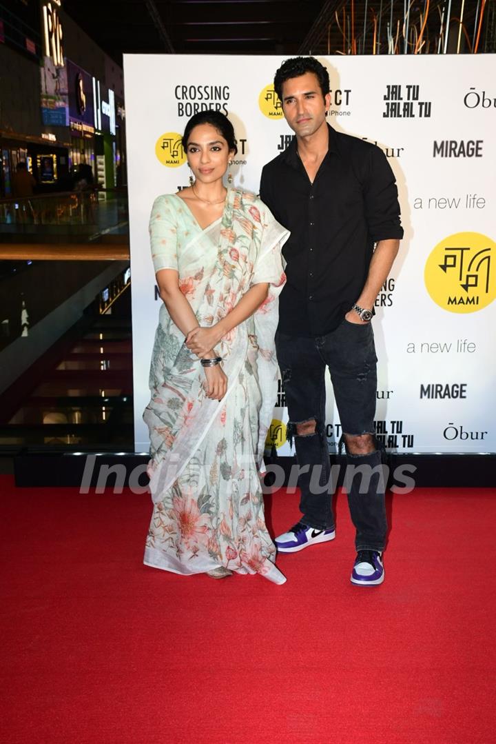 Celebrities attend at the red carpet of the special screening of MAMI