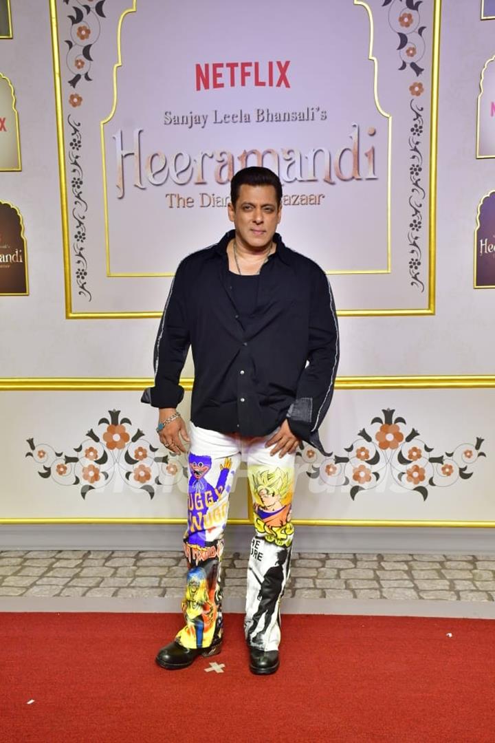 Salman Khan grace the premiere of Heeramandi