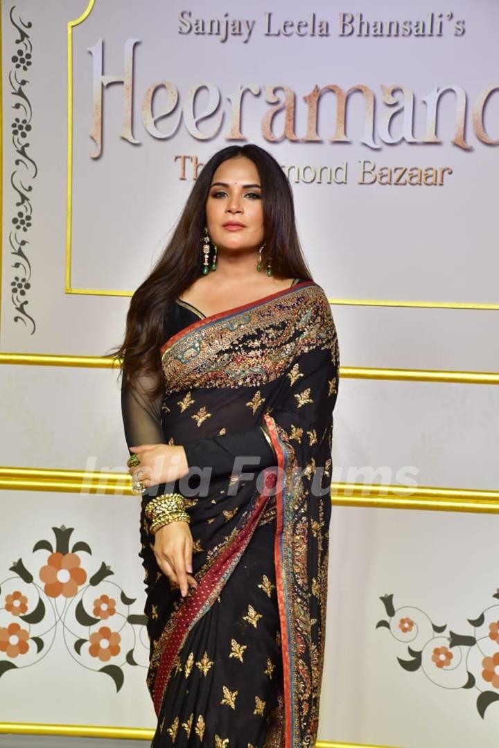 Richa Chadha grace the premiere of Heeramandi