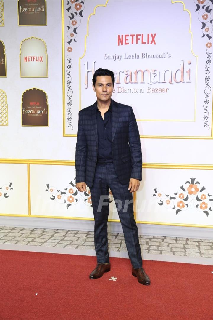 Randeep Hooda grace the premiere of Heeramandi