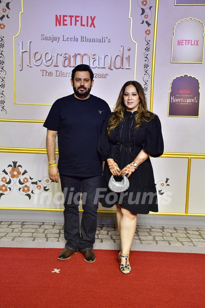 Celebrities grace the premiere of Heeramandi
