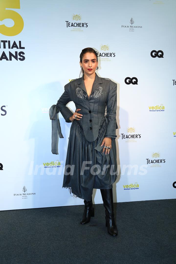 Sanya Malhotra snapped at the GQ 35 Most Influential Young Indians Award