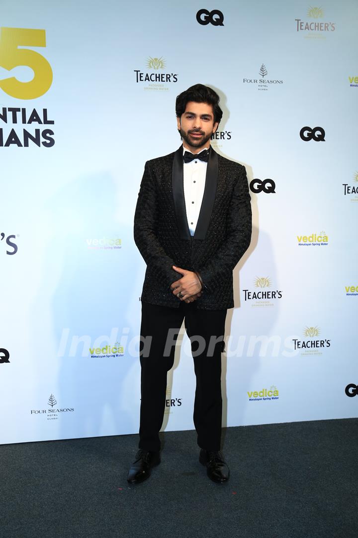 Taha Shah Badussha snapped at the GQ 35 Most Influential Young Indians Award