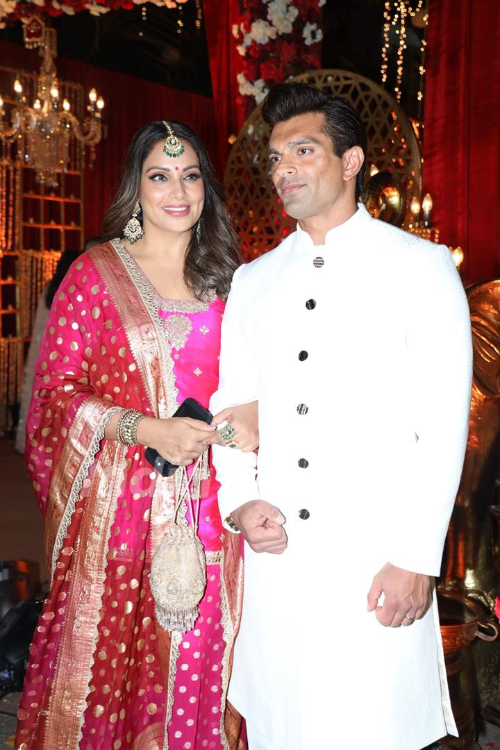 Bipasha Basu and Karan Singh Grover attend Arti Singh's Wedding Ceremony