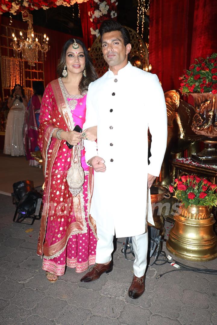 Bipasha Basu and Karan Singh Grover attend Arti Singh's Wedding Ceremony