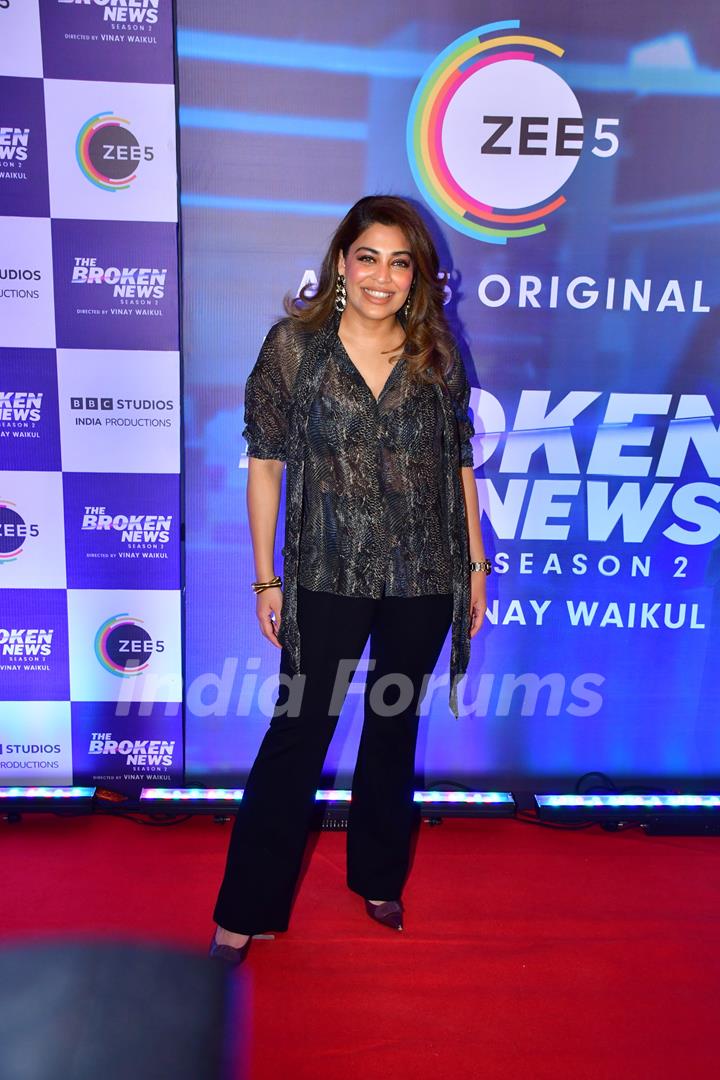 Celebrities attend the screening of Broken News 2