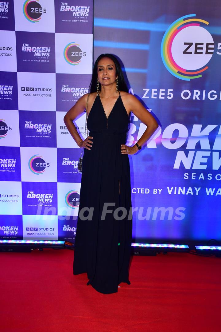 Suchitra Pillai attend the screening of Broken News 2