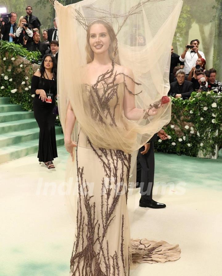 Lana Del Rey grace Red carpet of Met Gala 2024 