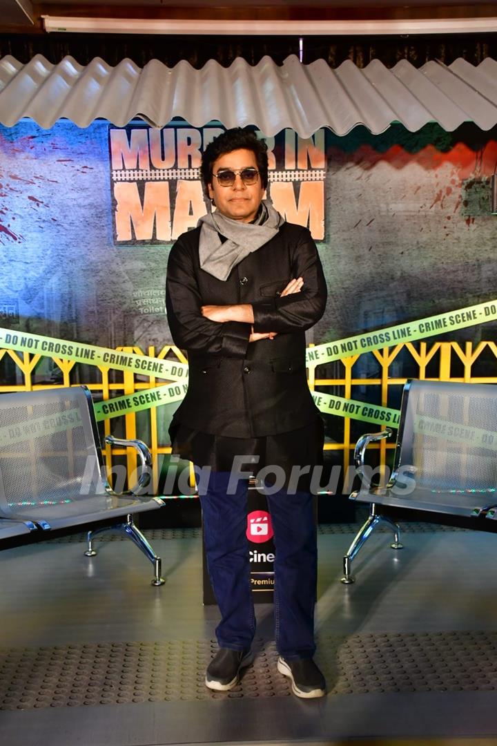 Ashutosh Rana snapped for Murder In Mahim promotions