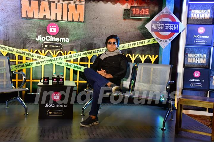 Ashutosh Rana snapped for Murder In Mahim promotions