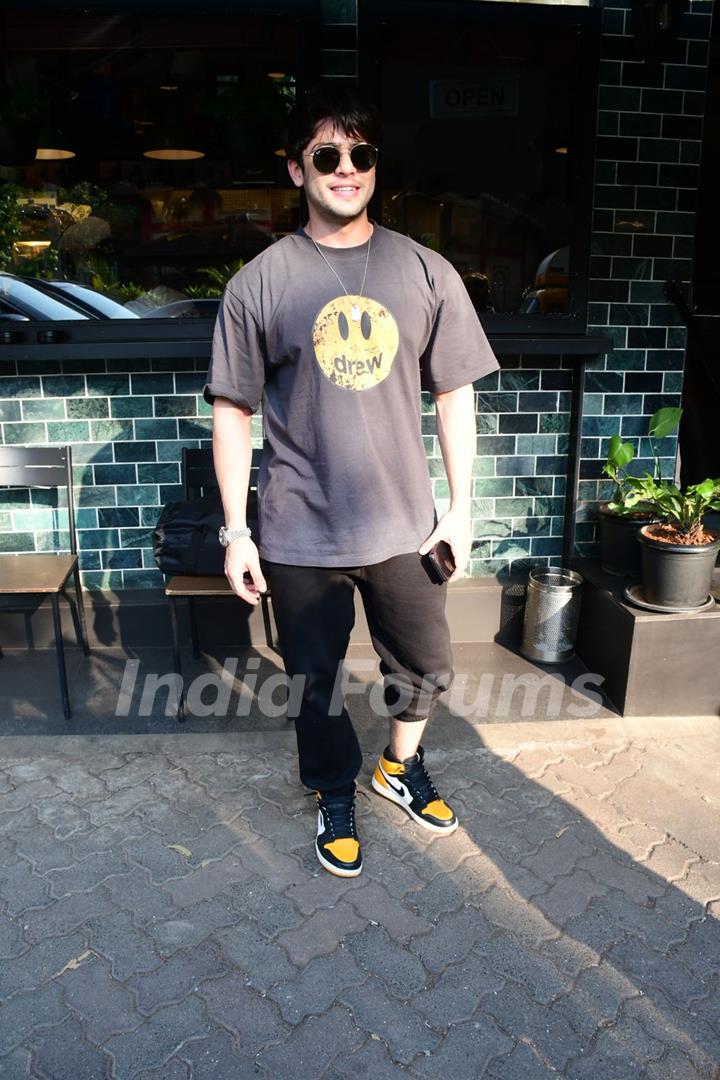 Jibraan Khan from Ishq Vishk Rebound spotted at Boujee Cafe Bandra for a meeting