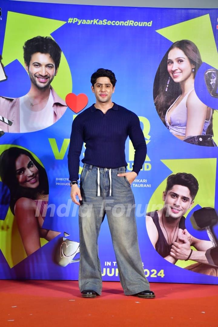 Jibraan Khan snapped for the Title Track Launch of Ishq Vishq Rebound