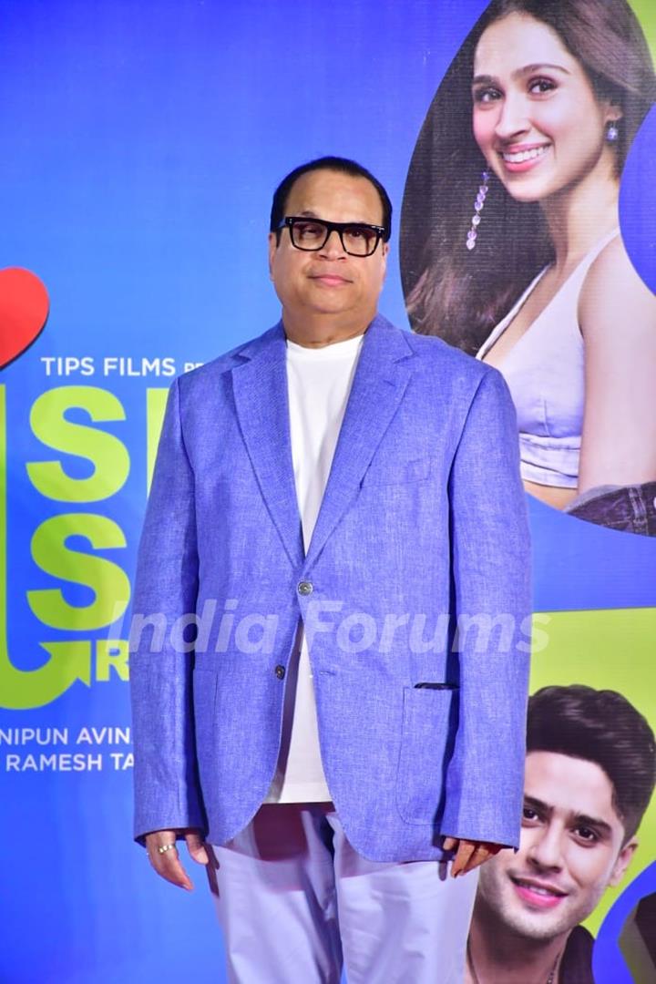 Ramesh Taurani snapped for the Title Track Launch of Ishq Vishq Rebound