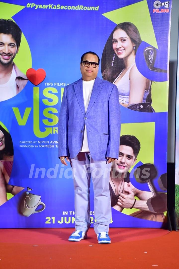 Ramesh Taurani snapped for the Title Track Launch of Ishq Vishq Rebound
