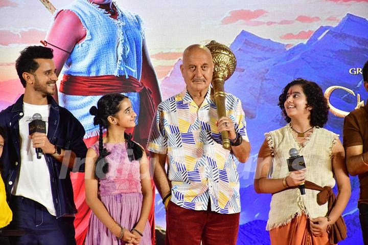 Anupam Kher attend the song launch of Jamboora and Zara Muskura for upcoming film Chhota Bheem and the Curse of Damyaan