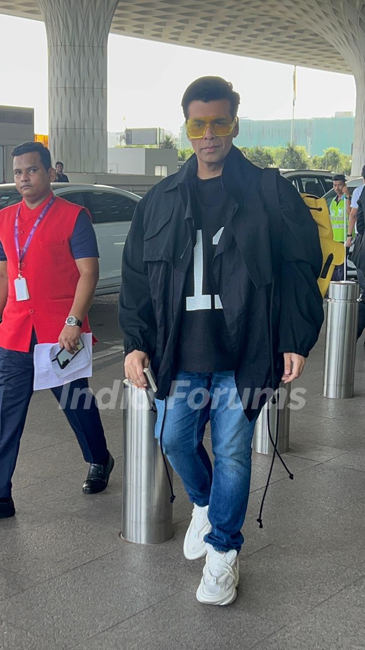 Karan Johar snapped at the airport