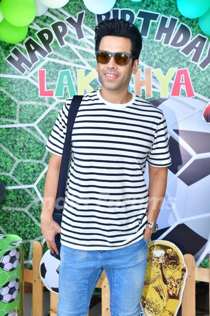 Tusshar Kapoor attend Tusshar Kapoor's son Laksshya Kapoor birthday party