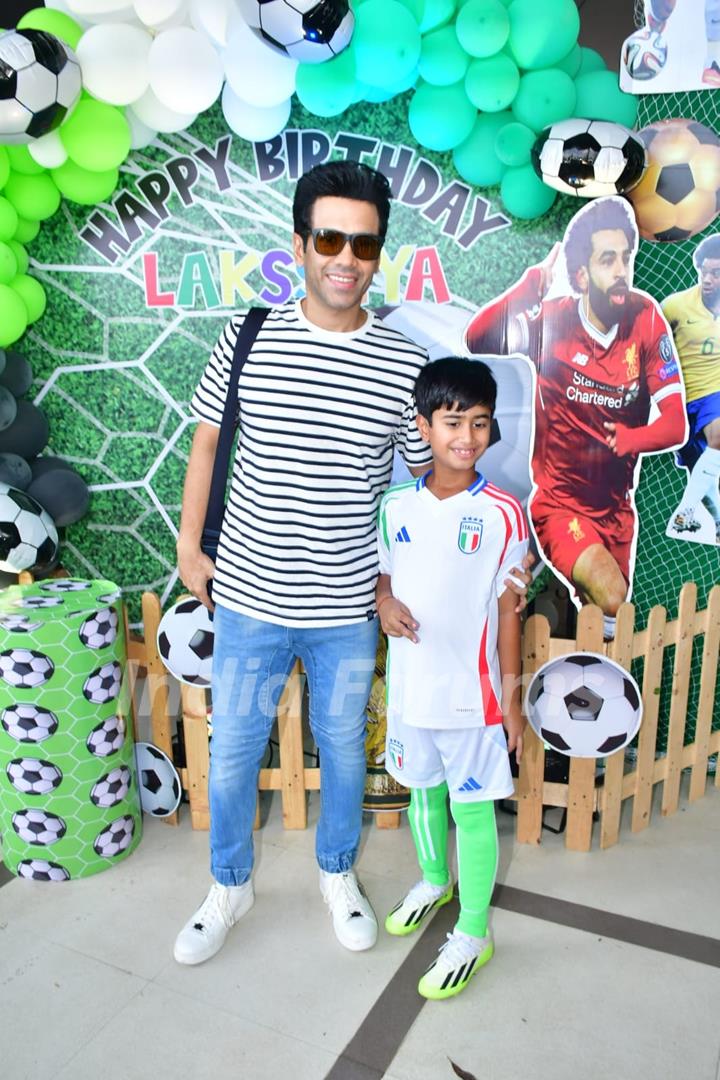 Tusshar Kapoor attend Tusshar Kapoor's son Laksshya Kapoor birthday party