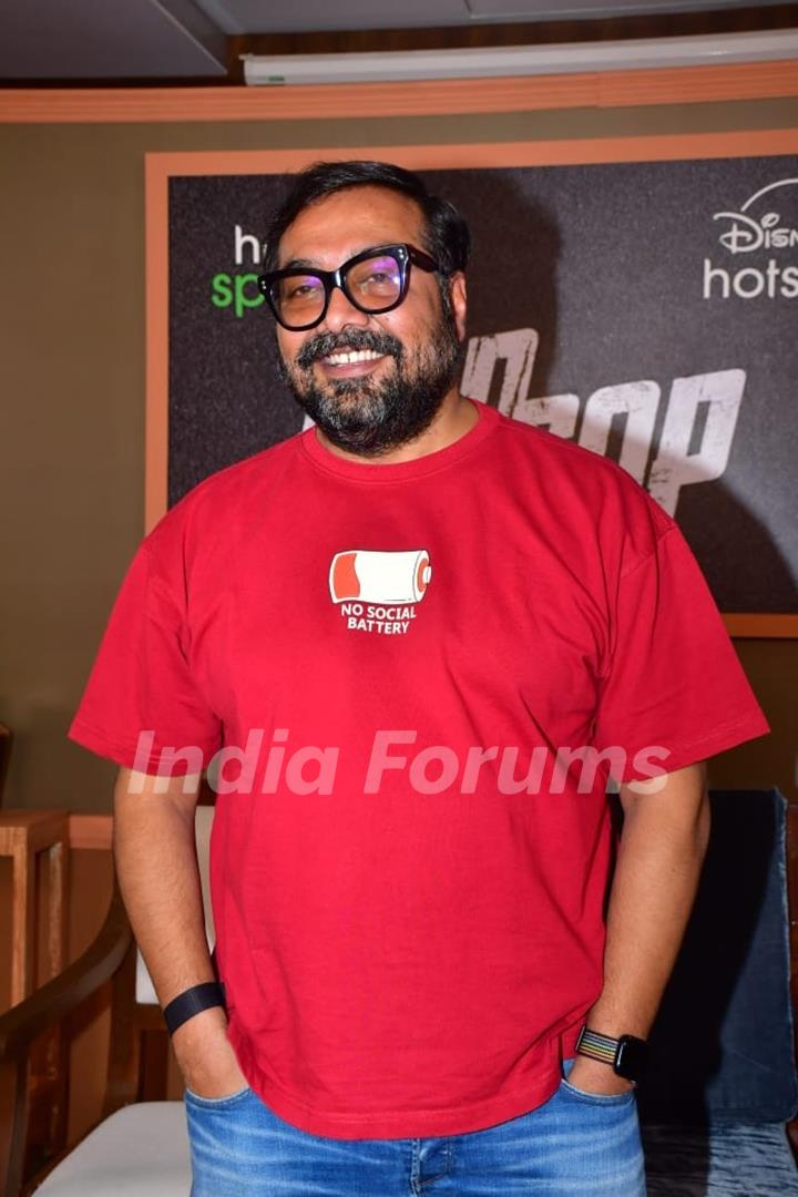 Anurag Kashyap snapped for the promotion of series Bad Cop