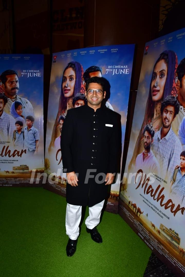 Sharib Hashmi grace the premiere of Malhar