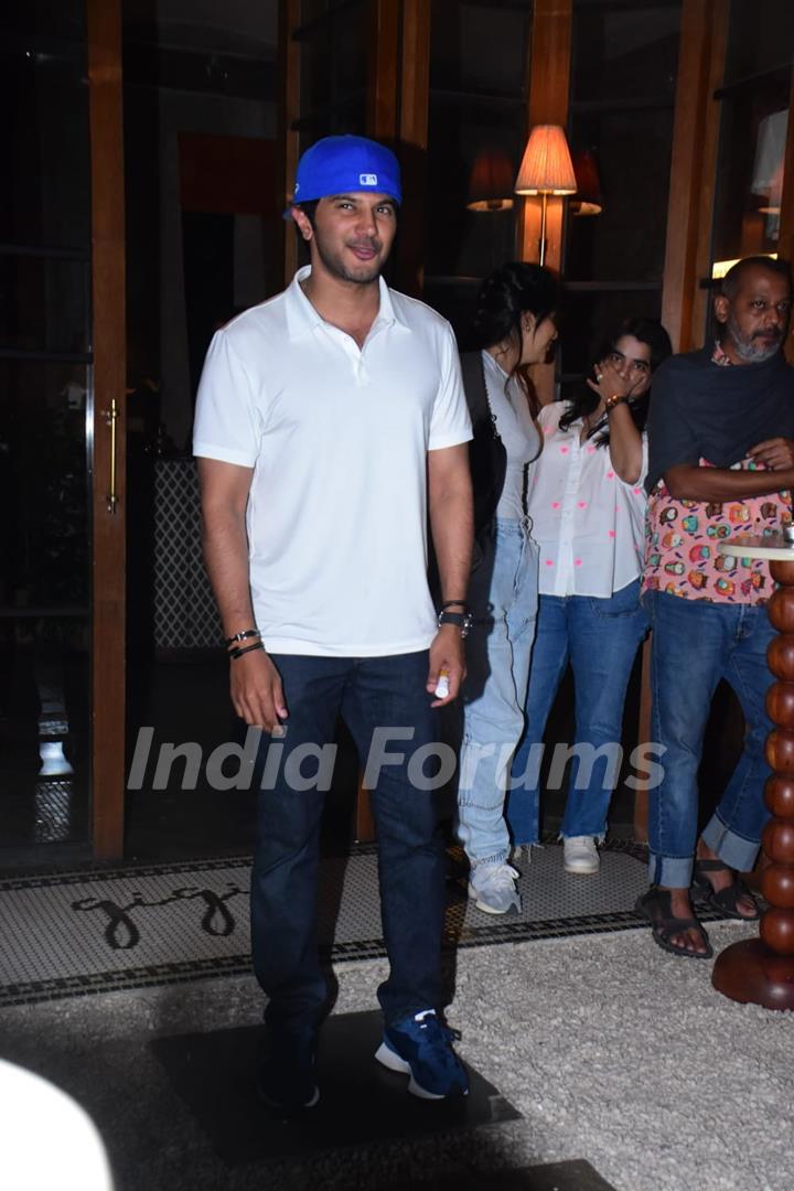 Dulquer Salmaan snapped in Bandra