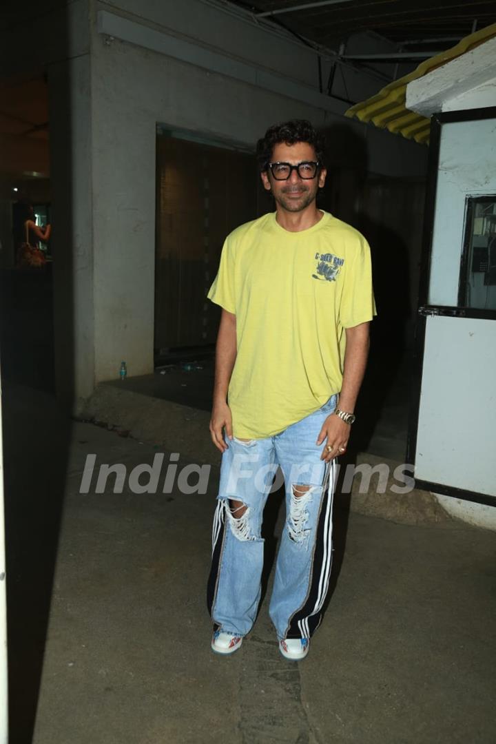 Sunil Grover attend the screening of Munjya