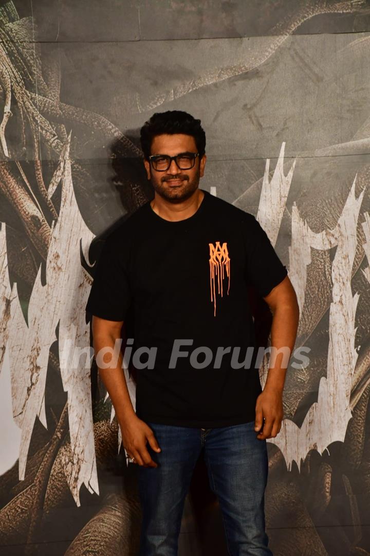 Sharad Kelkar attend the screening of Munjya