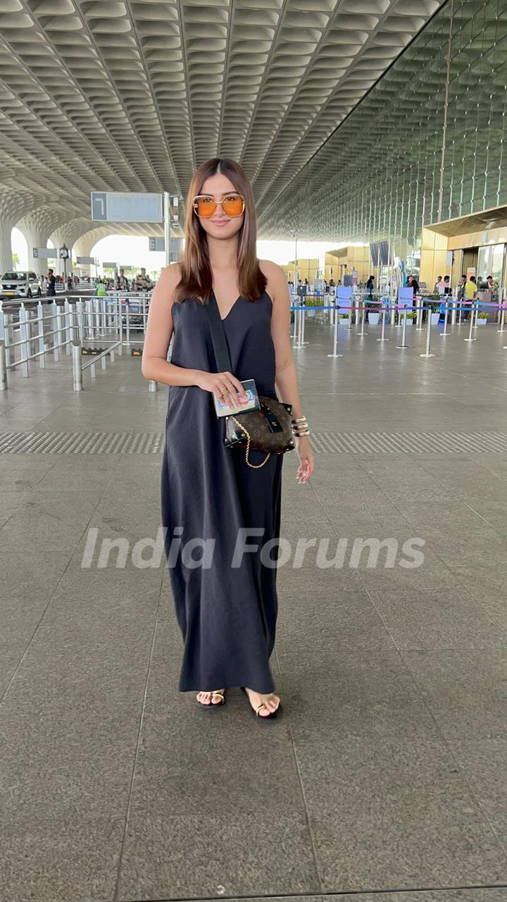 Tara Sutaria snapped at the airport