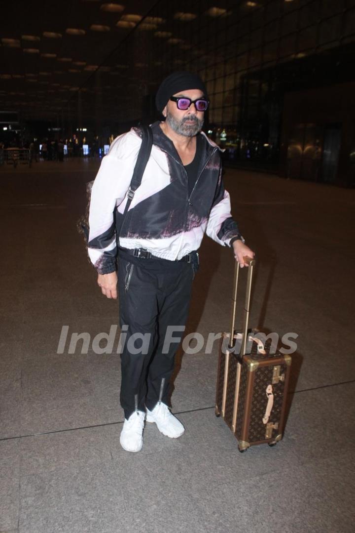 Bobby Deol snapped at the airport